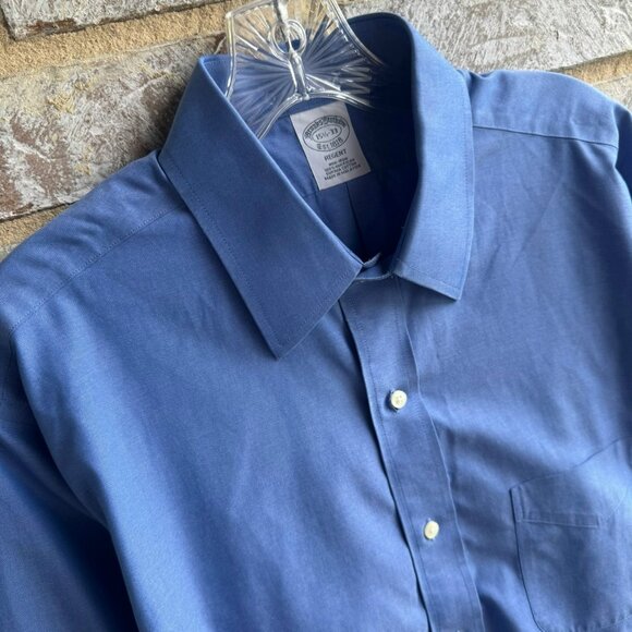 Brooks Brothers Long Sleeve Button Up Collared Cotton Shirt Men's Size 15.5 (M) - Picture 4 of 9